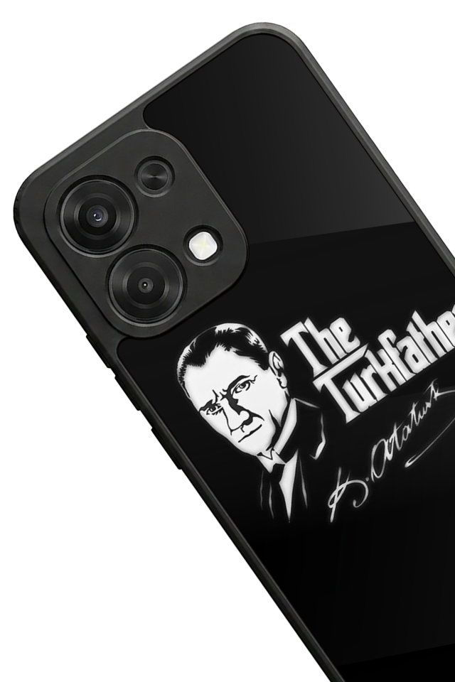 Oppo A6 Pro Uyumlu Mustafa Kemal Ataturk Tasarımlı Glossy Premium Kılıf