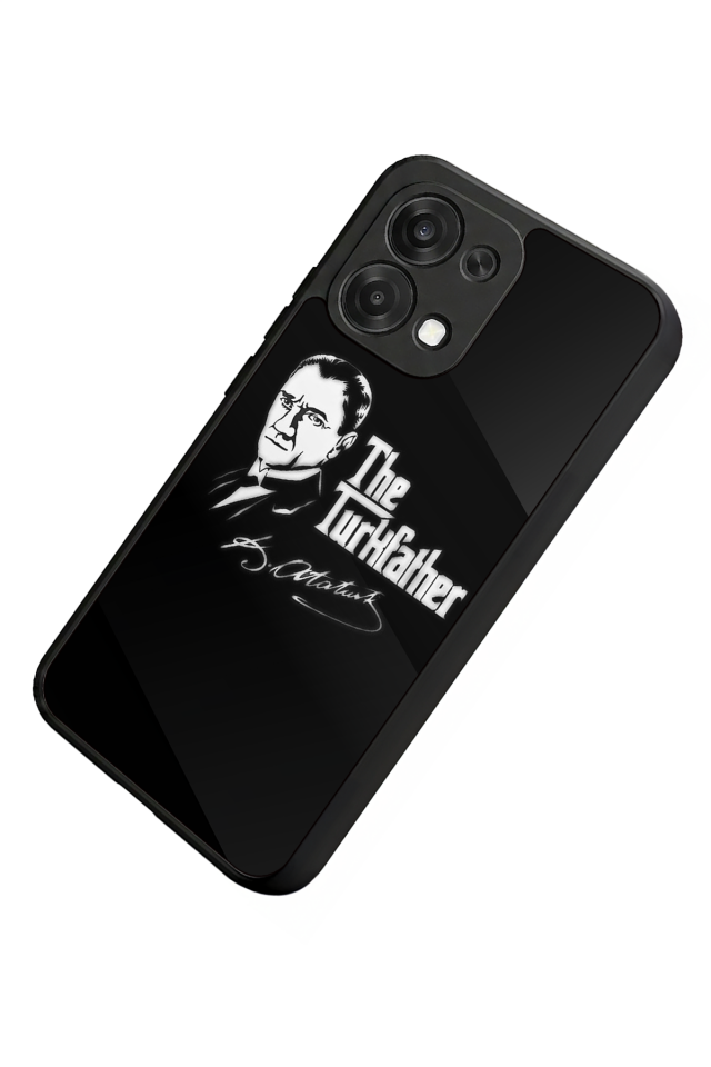 Oppo A6 Pro Uyumlu Mustafa Kemal Ataturk Tasarımlı Glossy Premium Kılıf