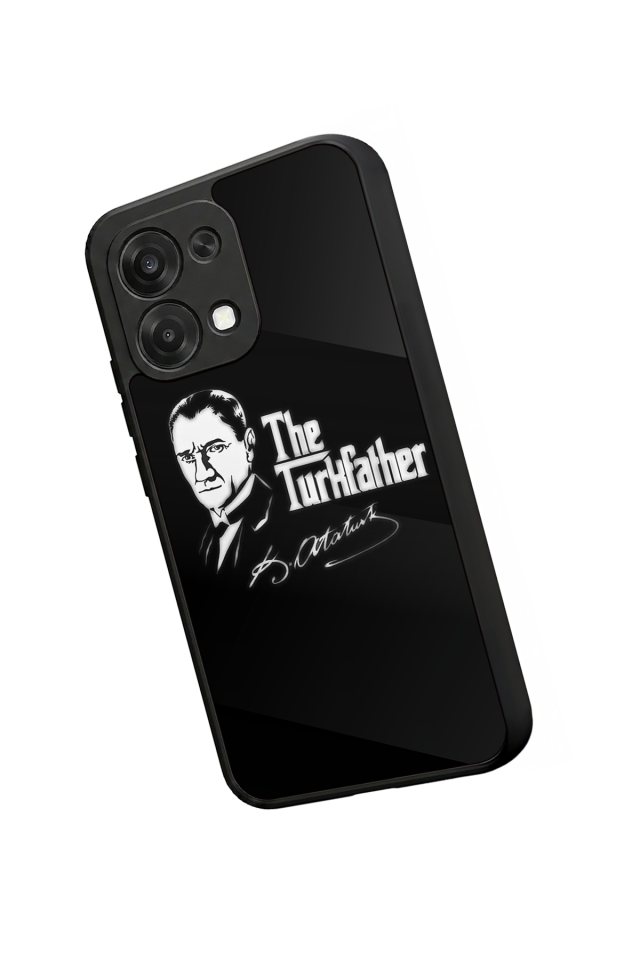 Oppo A6 Pro Uyumlu Mustafa Kemal Ataturk Tasarımlı Glossy Premium Kılıf