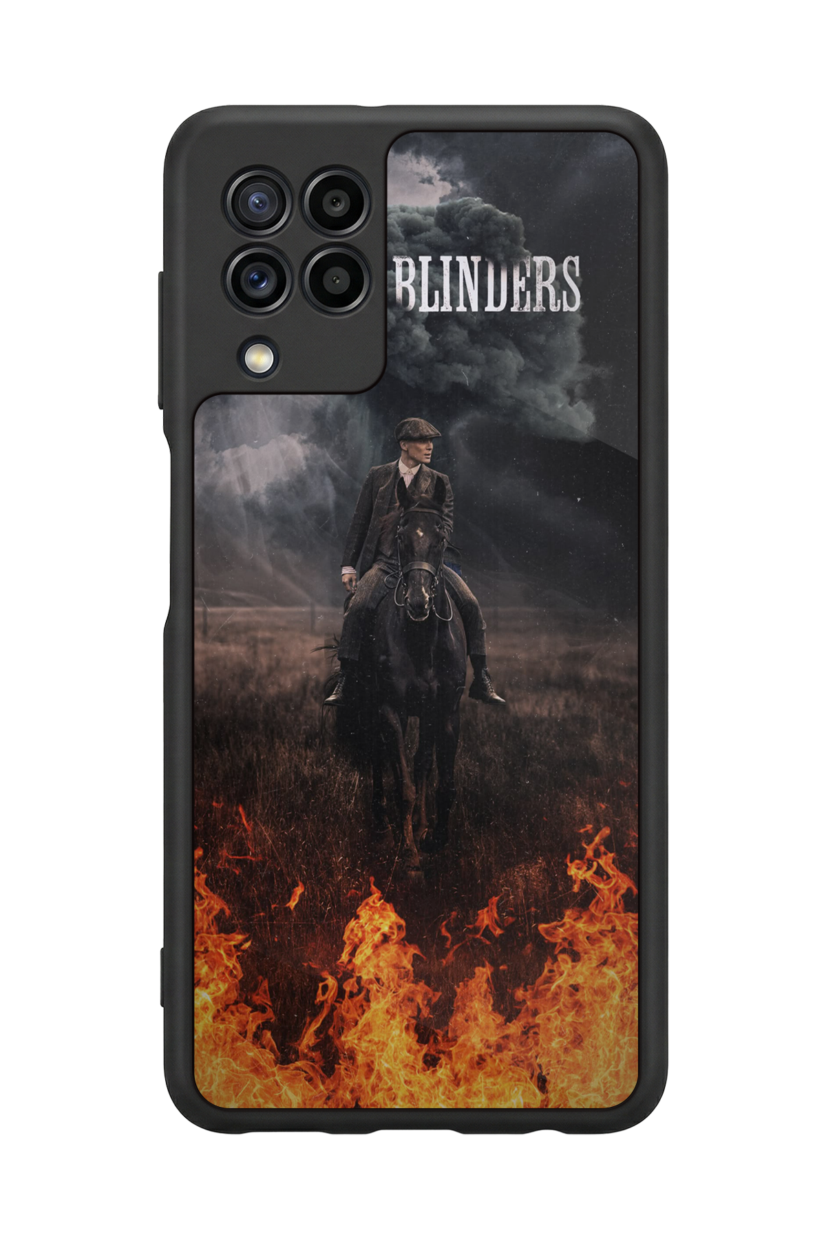 Samsung Galaxy M22 Uyumlu Peaky Blinders Tasarımlı Glossy Premium Kılıf