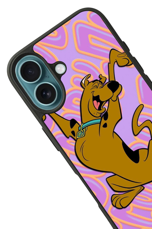 iPhone 16 Plus Uyumlu Scooby Doo Tasarımlı Glossy Premium Kılıf