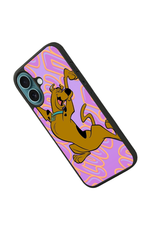iPhone 16 Plus Uyumlu Scooby Doo Tasarımlı Glossy Premium Kılıf