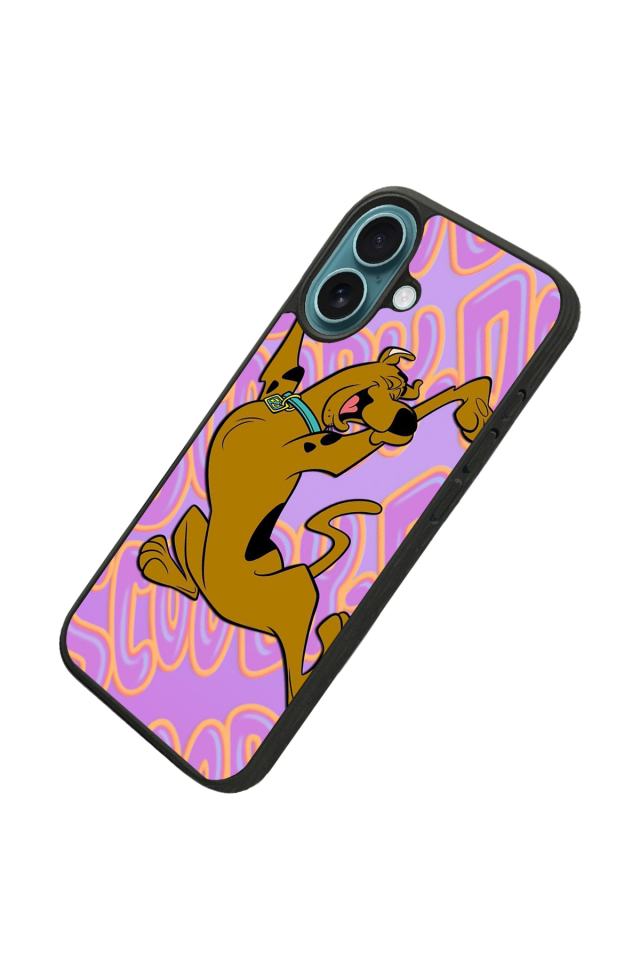 iPhone 16 Plus Uyumlu Scooby Doo Tasarımlı Glossy Premium Kılıf