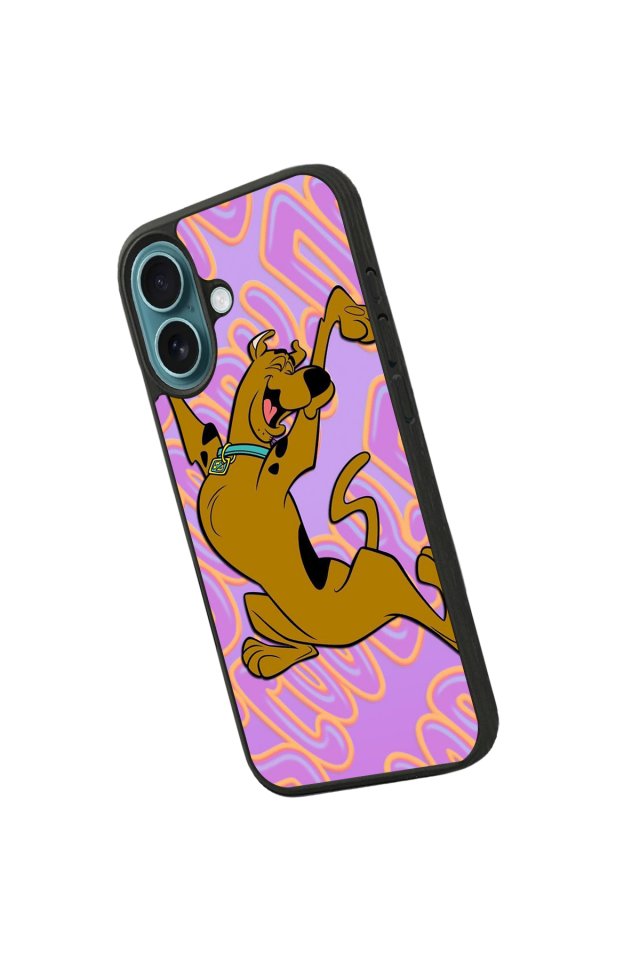 iPhone 16 Plus Uyumlu Scooby Doo Tasarımlı Glossy Premium Kılıf