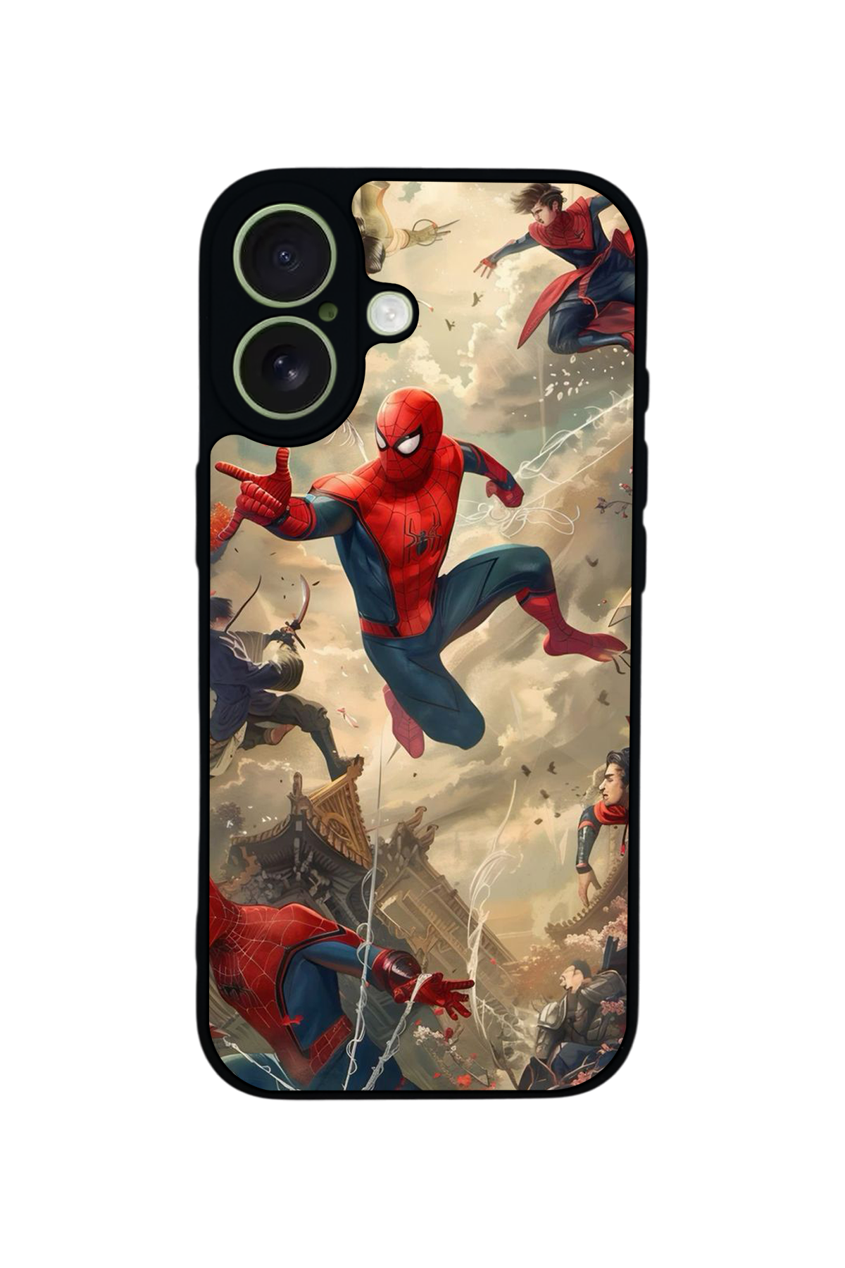iPhone 17 Uyumlu Spider Man ( Örümcek Adam ) Tasarımlı Glossy Premium Kılıf
