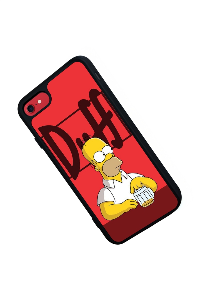 iPhone 7 Uyumlu The Simpsons Tasarımlı Glossy Premium Kılıf