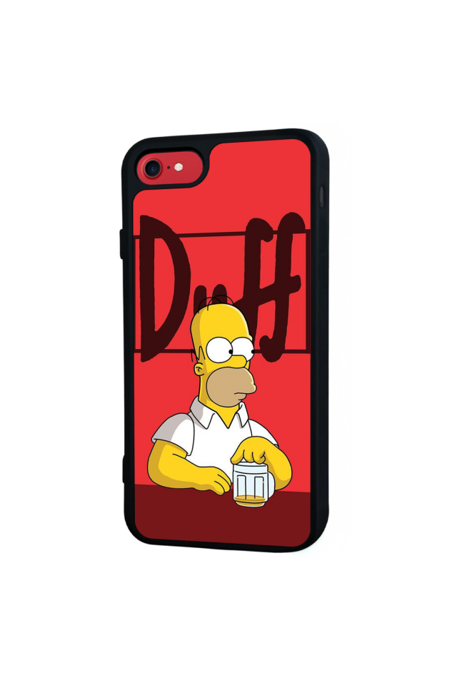 iPhone 7 Uyumlu The Simpsons Tasarımlı Glossy Premium Kılıf