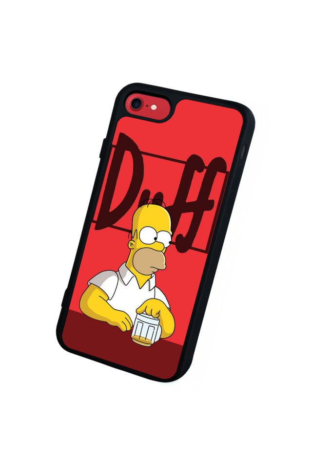 iPhone 7 Uyumlu The Simpsons Tasarımlı Glossy Premium Kılıf