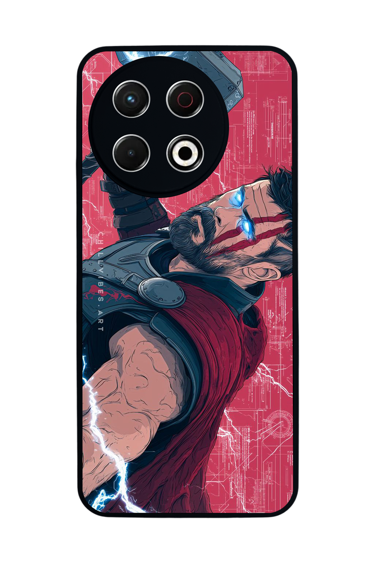 Tecno Spark 30 Pro Uyumlu Thor Tasarımlı Glossy Premium Kılıf