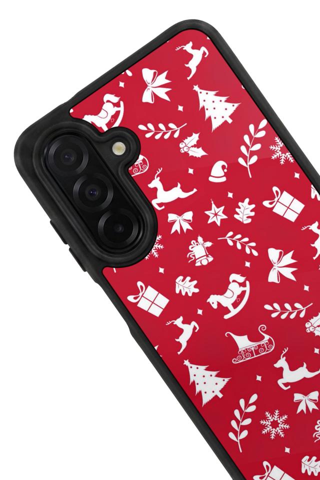Samsung Galaxy A36 Uyumlu Yilbasi Christmas Tasarımlı Glossy Premium Kılıf