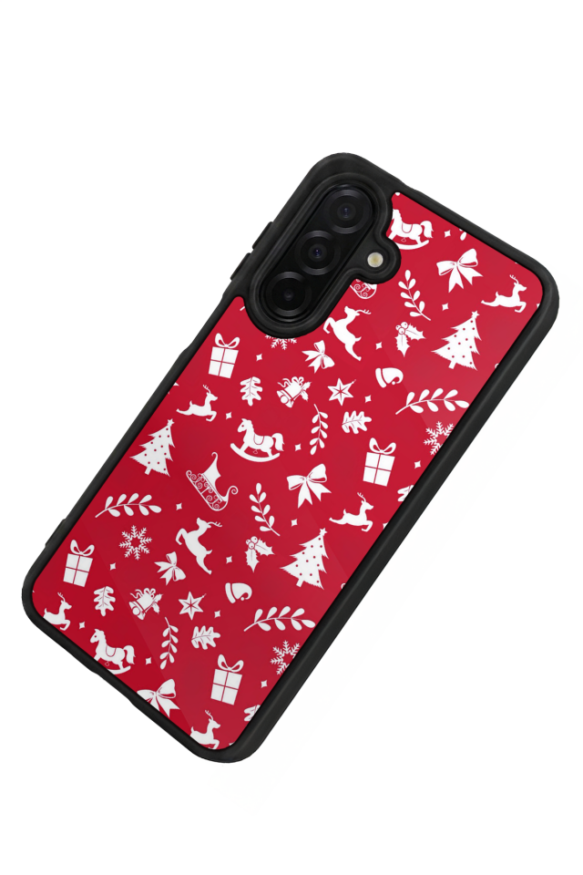 Samsung Galaxy A36 Uyumlu Yilbasi Christmas Tasarımlı Glossy Premium Kılıf
