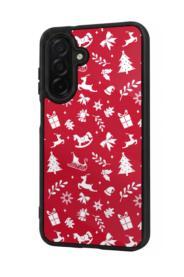 Samsung Galaxy A36 Uyumlu Yilbasi Christmas Tasarımlı Glossy Premium Kılıf