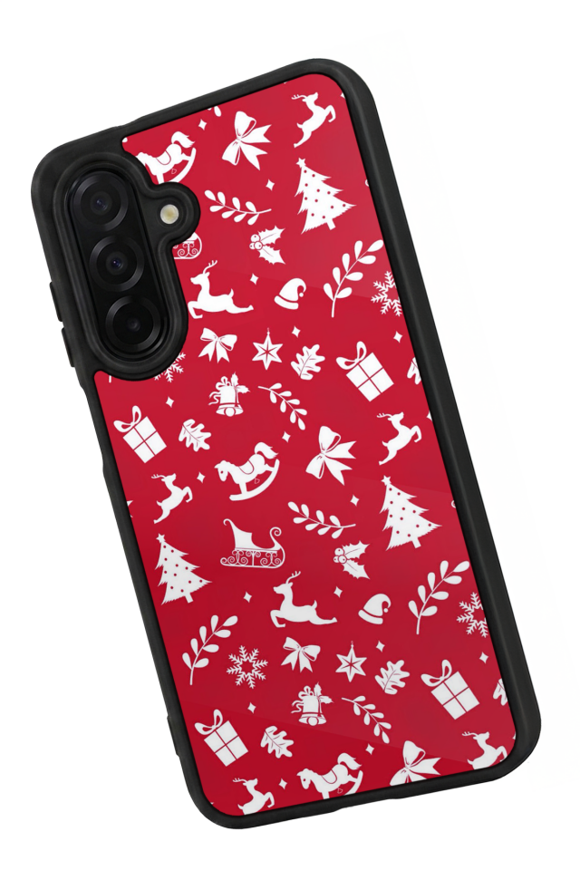 Samsung Galaxy A36 Uyumlu Yilbasi Christmas Tasarımlı Glossy Premium Kılıf