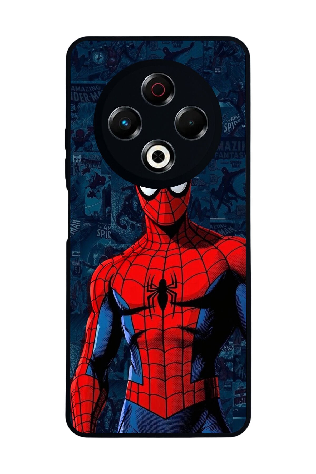 Tecno Spark 30 Uyumlu Spider Man ( Örümcek Adam ) Tasarımlı Glossy Premium Kılıf