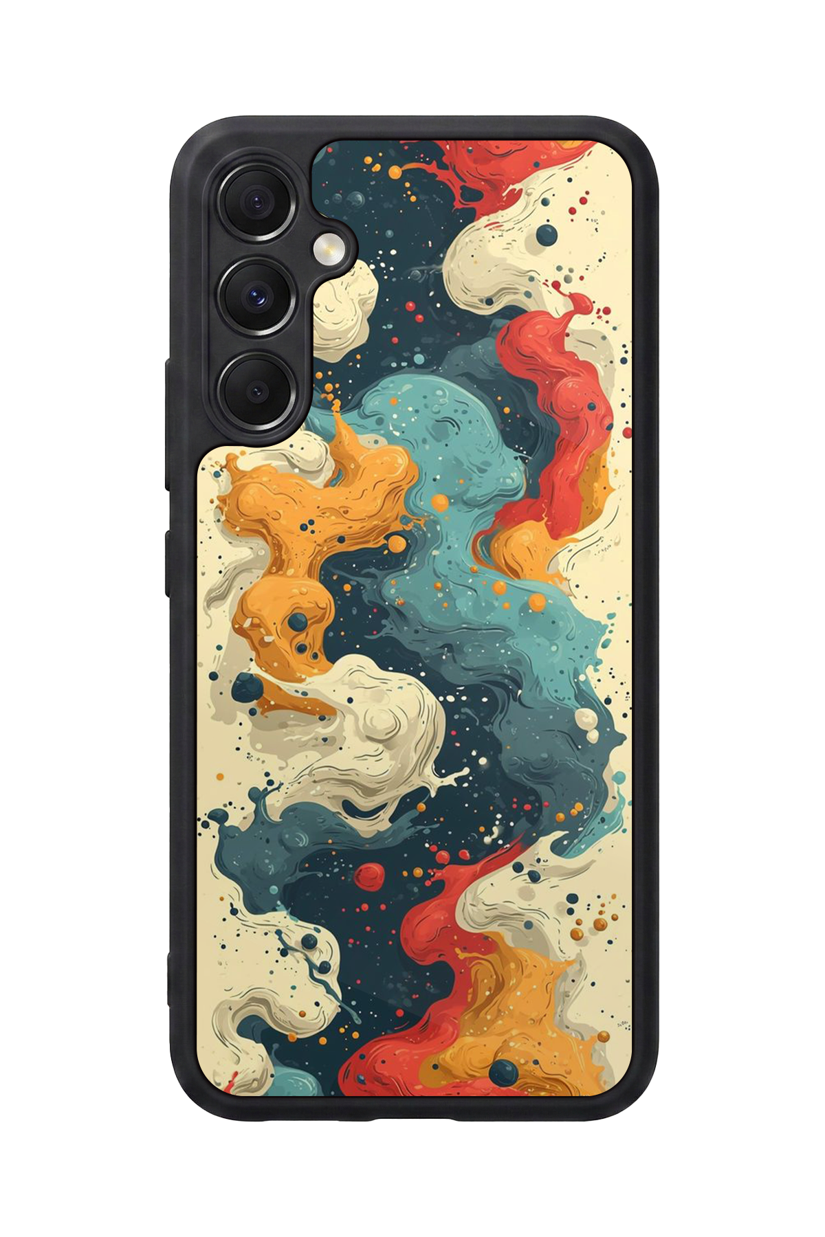 Samsung Galaxy A34 Uyumlu Abstract Tasarımlı Glossy Premium Kılıf