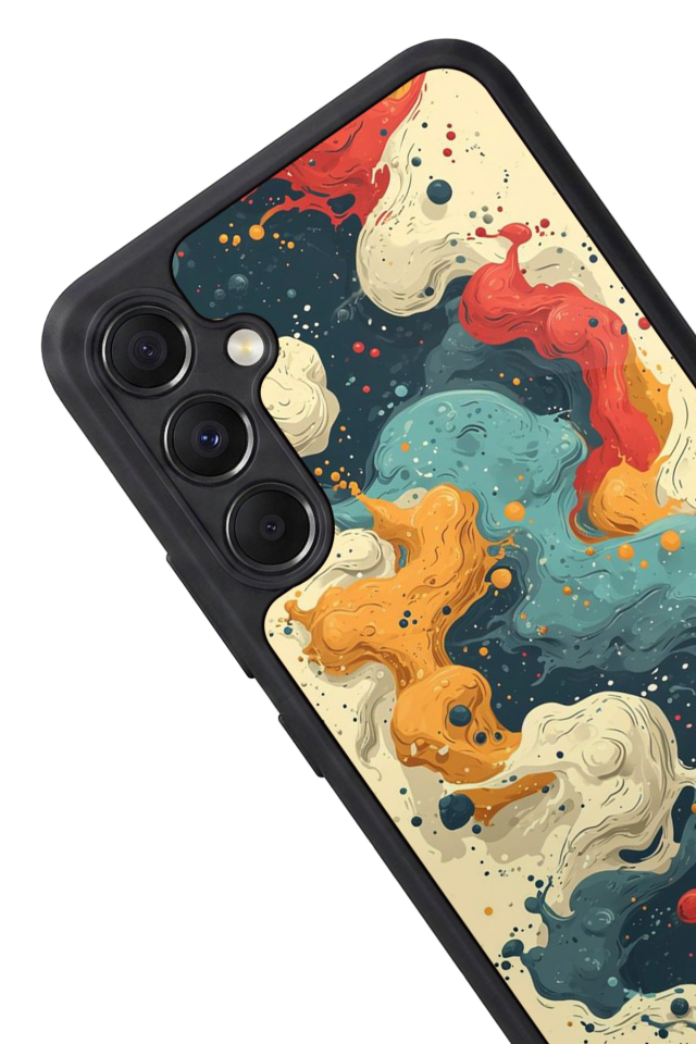 Samsung Galaxy A34 Uyumlu Abstract Tasarımlı Glossy Premium Kılıf