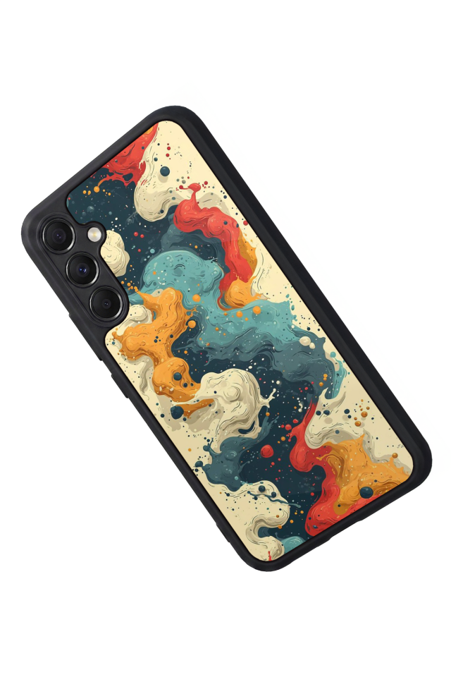 Samsung Galaxy A34 Uyumlu Abstract Tasarımlı Glossy Premium Kılıf