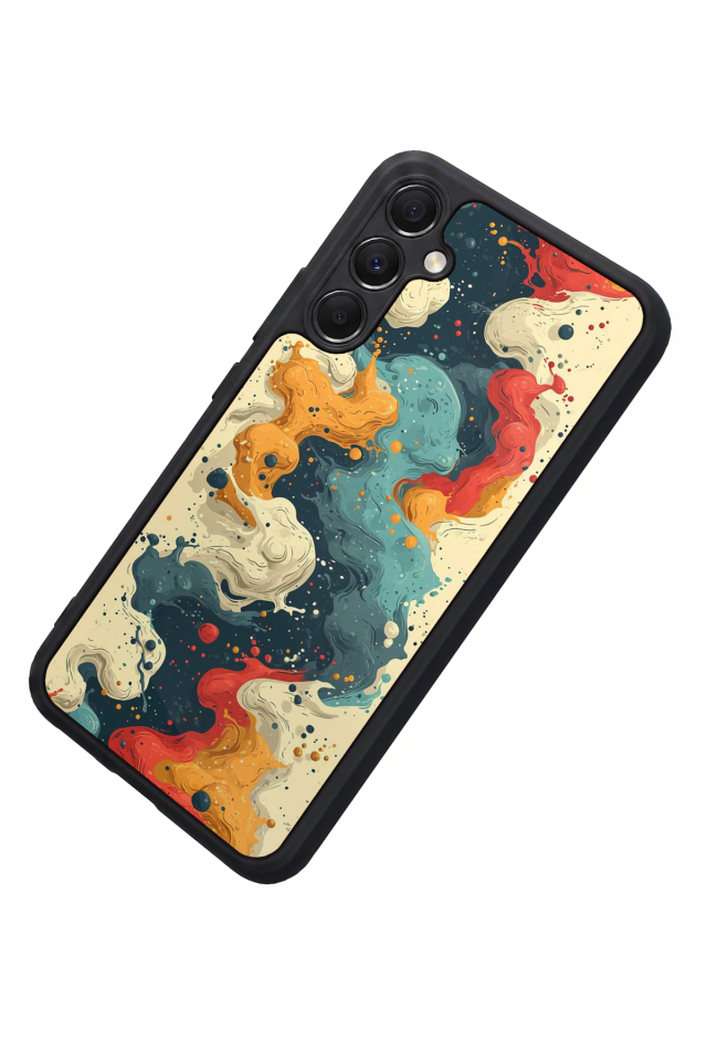 Samsung Galaxy A34 Uyumlu Abstract Tasarımlı Glossy Premium Kılıf