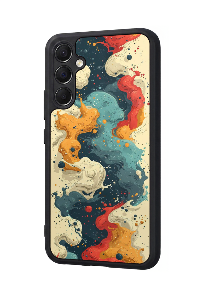 Samsung Galaxy A34 Uyumlu Abstract Tasarımlı Glossy Premium Kılıf