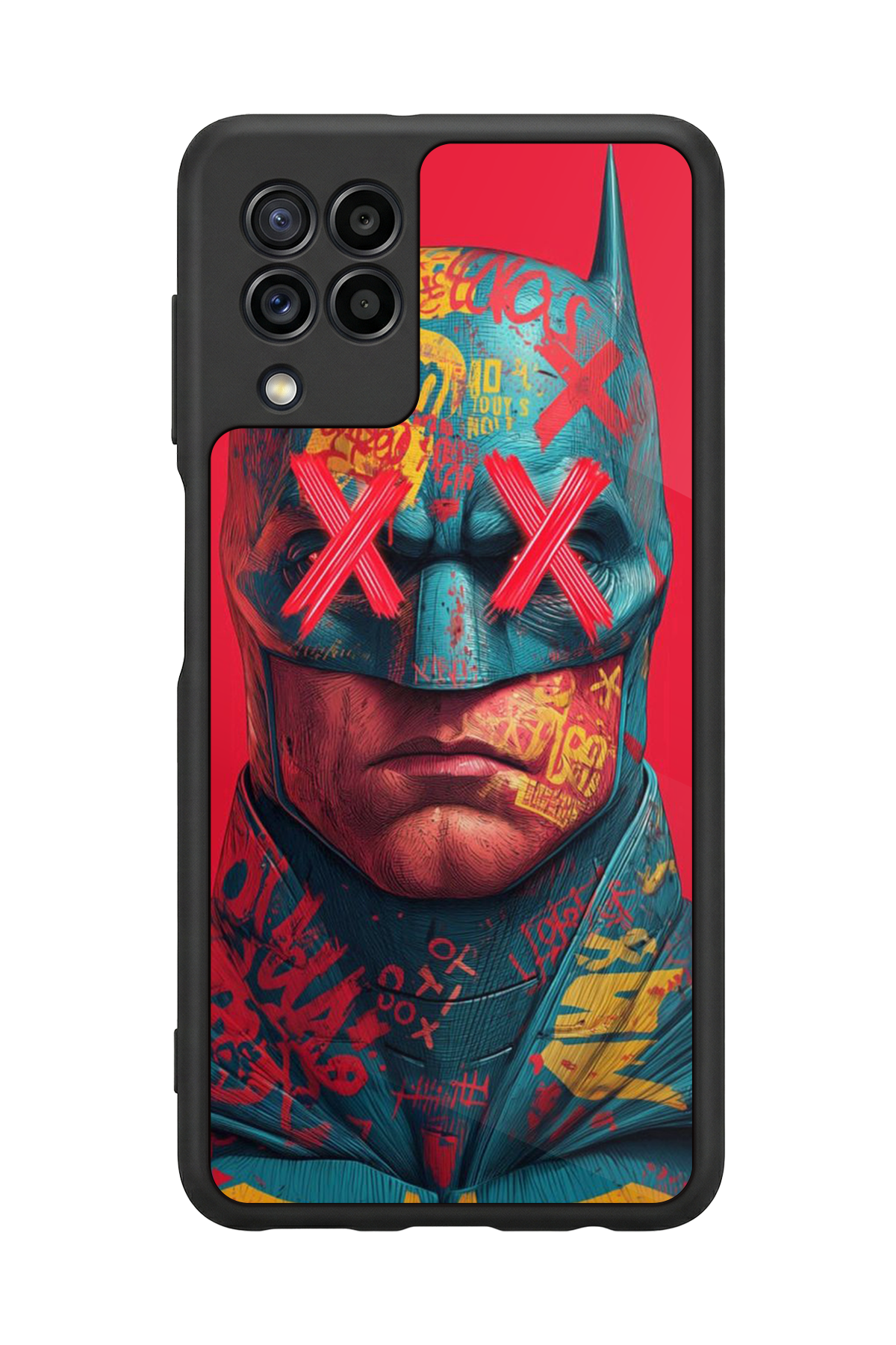 Samsung Galaxy M32 Uyumlu Batman Tasarımlı Glossy Premium Kılıf