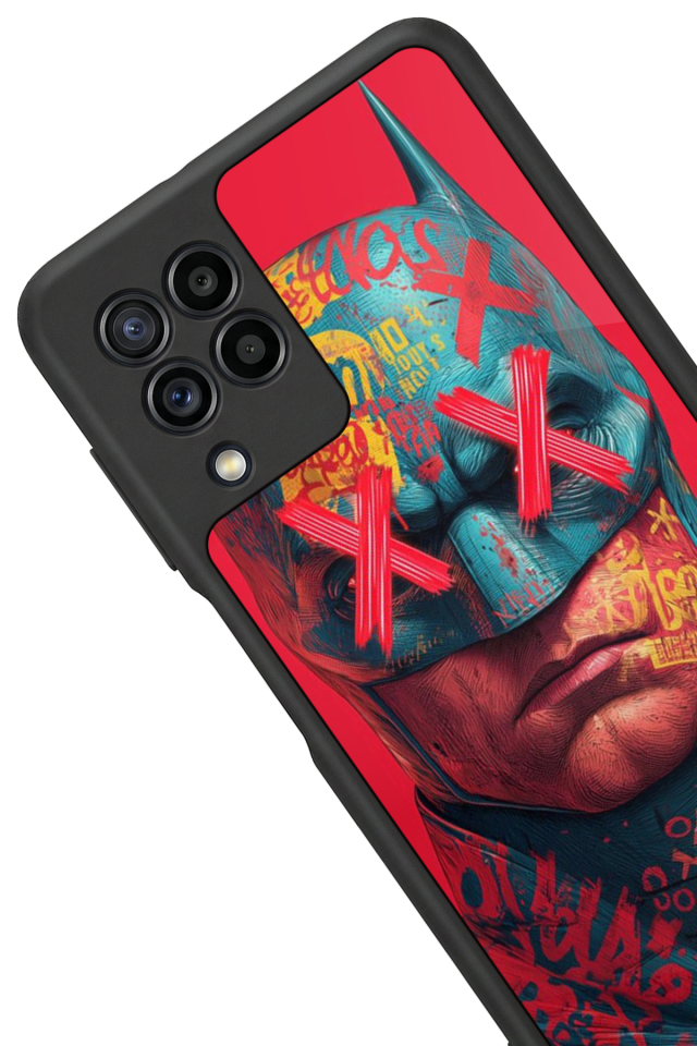 Samsung Galaxy M32 Uyumlu Batman Tasarımlı Glossy Premium Kılıf