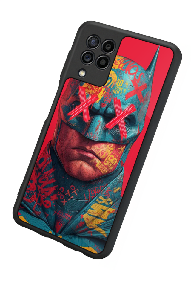 Samsung Galaxy M32 Uyumlu Batman Tasarımlı Glossy Premium Kılıf