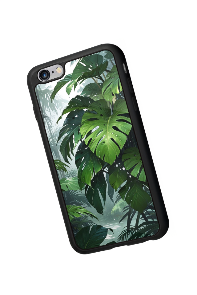 iPhone 6 Plus Uyumlu Botanik Tasarımlı Glossy Premium Kılıf