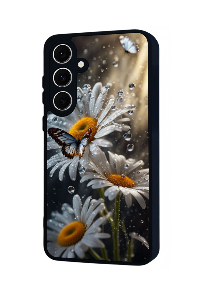 Samsung Galaxy A16 Uyumlu Cicek Tasarımlı Glossy Premium Kılıf