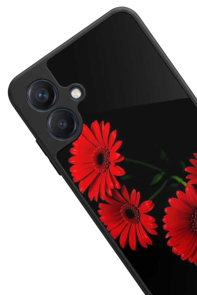 Samsung Galaxy A07 Uyumlu Cicek Tasarımlı Glossy Premium Kılıf