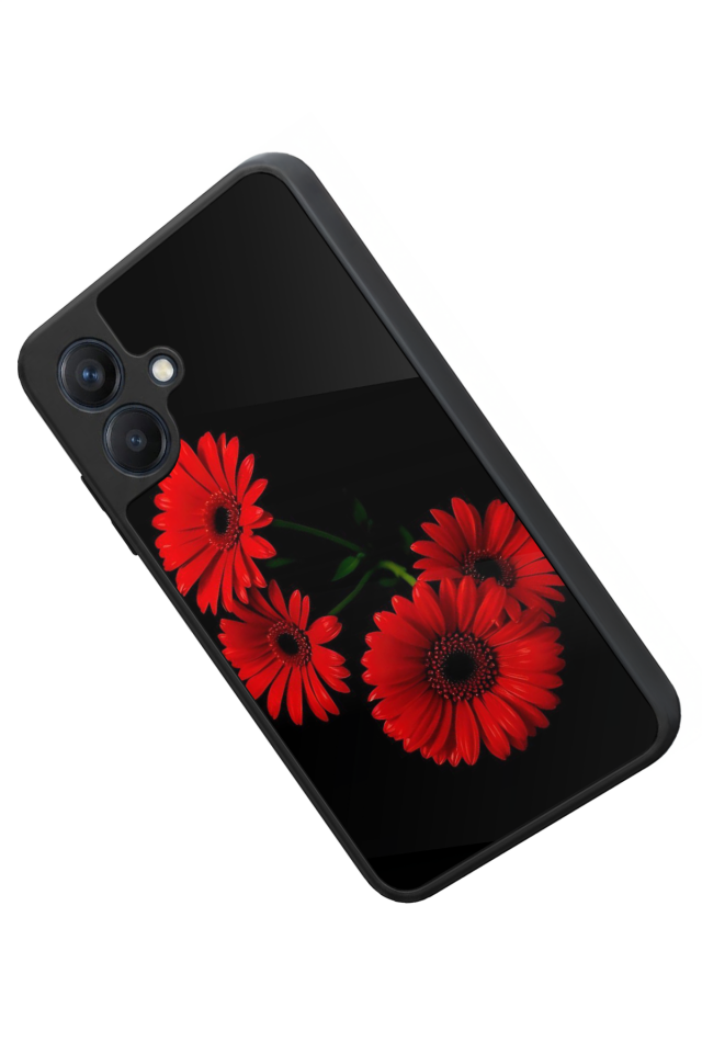 Samsung Galaxy A07 Uyumlu Cicek Tasarımlı Glossy Premium Kılıf