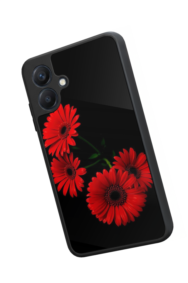 Samsung Galaxy A07 Uyumlu Cicek Tasarımlı Glossy Premium Kılıf