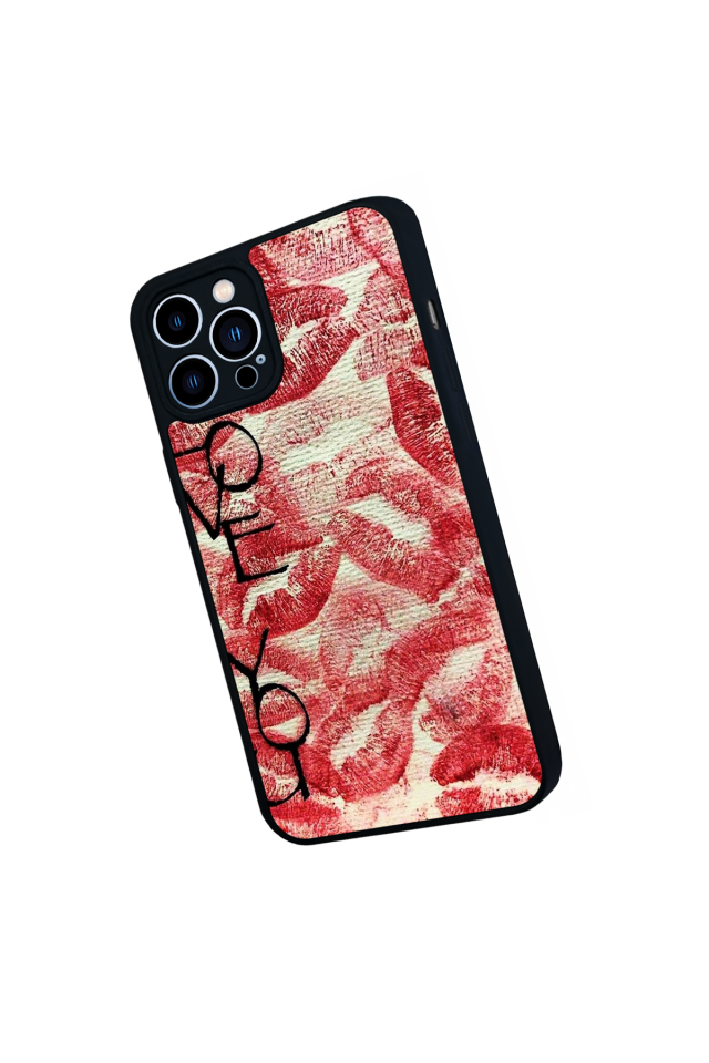 iPhone 13 Pro Max Uyumlu Dudak Tasarımlı Glossy Premium Kılıf