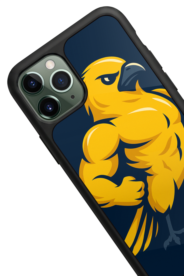 iPhone 11 Pro Max Uyumlu Fenerbahce Tasarımlı Glossy Premium Kılıf