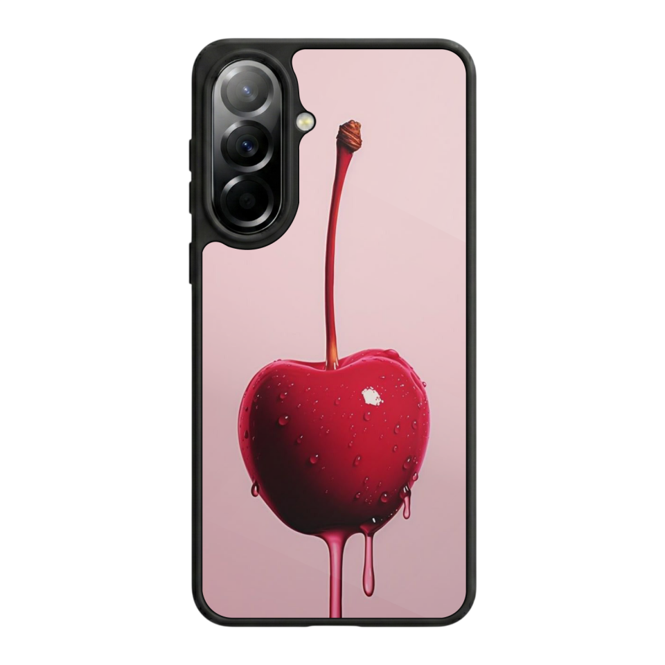 Samsung Galaxy A57 Uyumlu Kiraz Tasarımlı Glossy Premium Kılıf