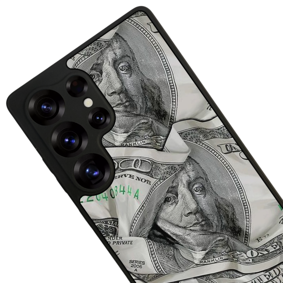 Samsung Galaxy S25 Ultra Uyumlu Money Para Tasarımlı Glossy Premium Kılıf
