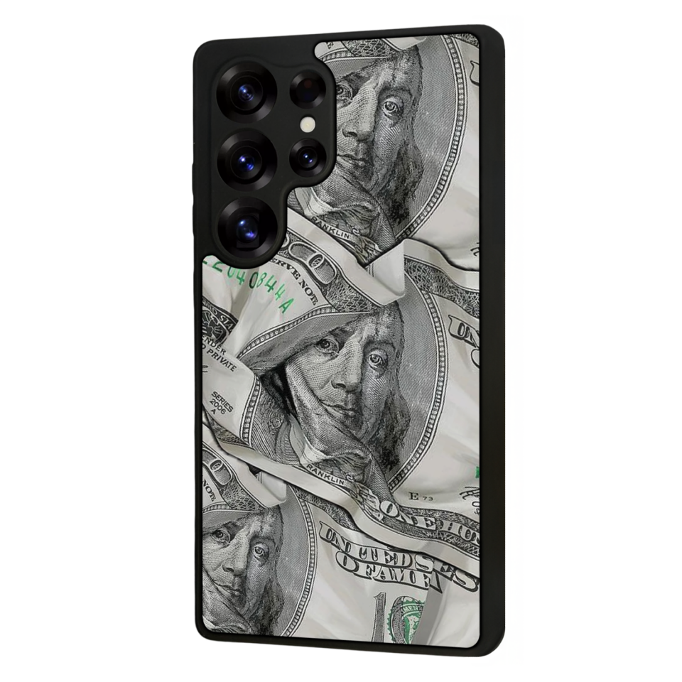 Samsung Galaxy S25 Ultra Uyumlu Money Para Tasarımlı Glossy Premium Kılıf
