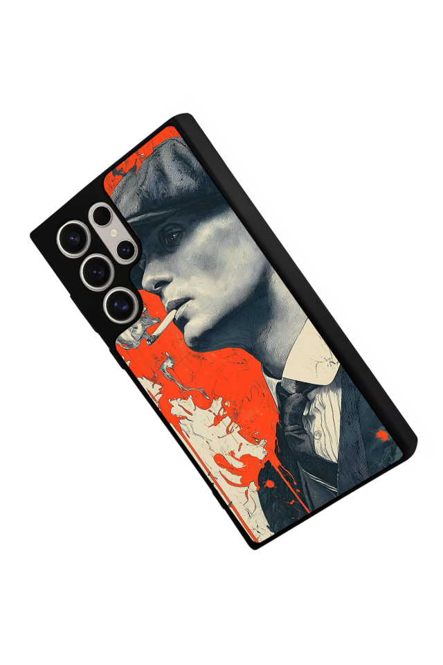 Samsung Galaxy S23 Ultra Uyumlu Peaky Blinders Tasarımlı Glossy Premium Kılıf