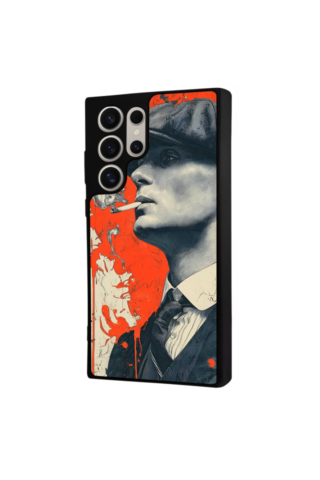 Samsung Galaxy S23 Ultra Uyumlu Peaky Blinders Tasarımlı Glossy Premium Kılıf