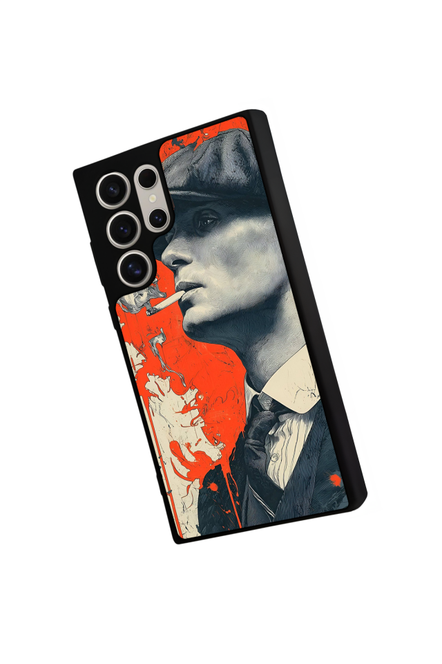 Samsung Galaxy S23 Ultra Uyumlu Peaky Blinders Tasarımlı Glossy Premium Kılıf
