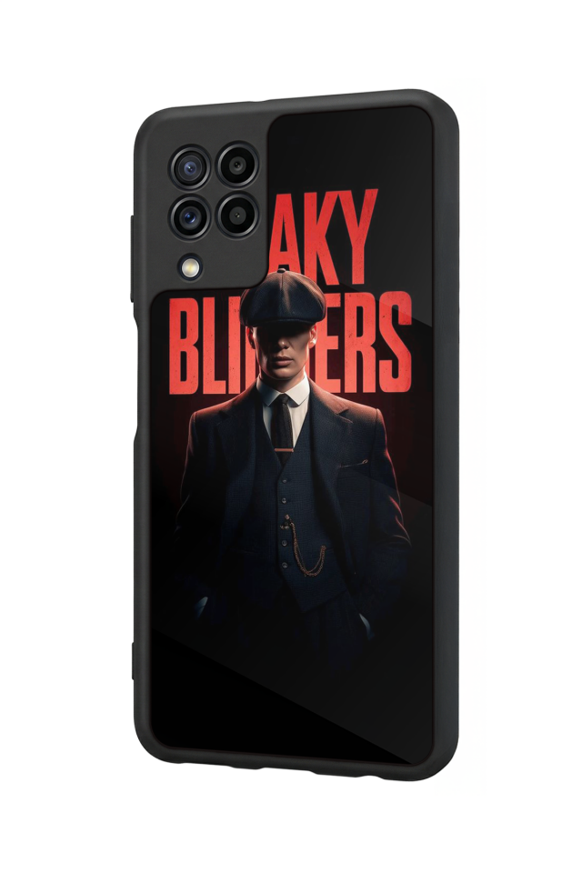 Samsung Galaxy M22 Uyumlu Peaky Blinders Tasarımlı Glossy Premium Kılıf