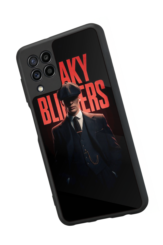 Samsung Galaxy M22 Uyumlu Peaky Blinders Tasarımlı Glossy Premium Kılıf