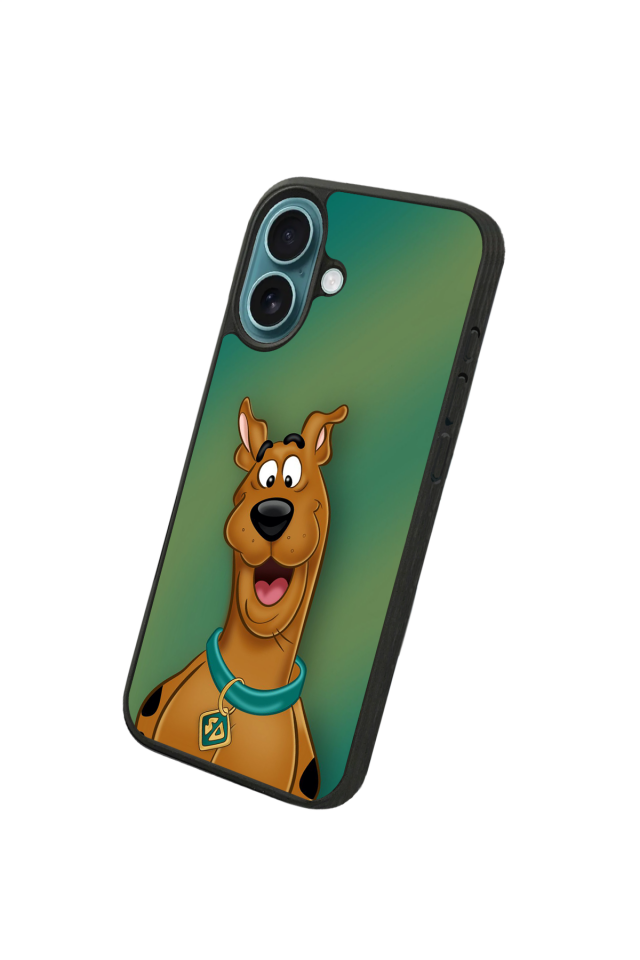 iPhone 16 Plus Uyumlu Scooby Doo Tasarımlı Glossy Premium Kılıf