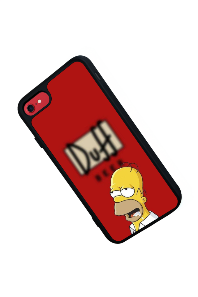 iPhone 7 Uyumlu The Simpsons Tasarımlı Glossy Premium Kılıf