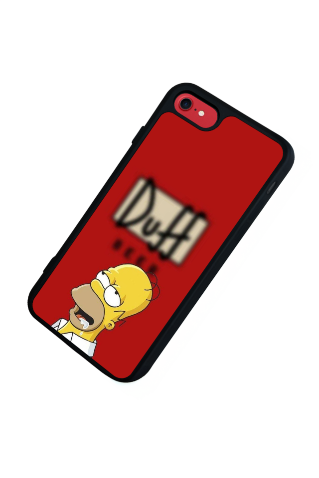 iPhone 7 Uyumlu The Simpsons Tasarımlı Glossy Premium Kılıf