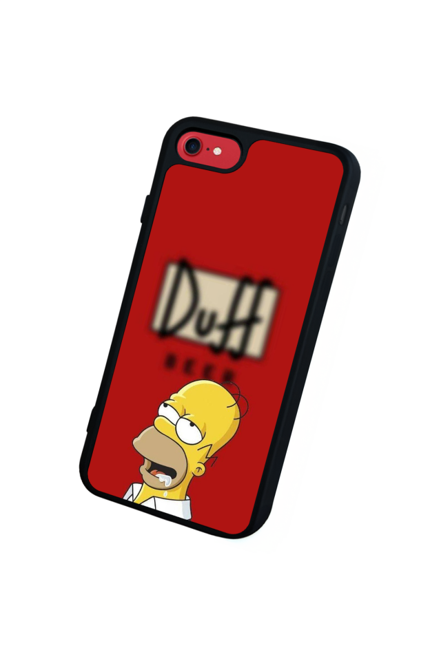 iPhone 7 Uyumlu The Simpsons Tasarımlı Glossy Premium Kılıf