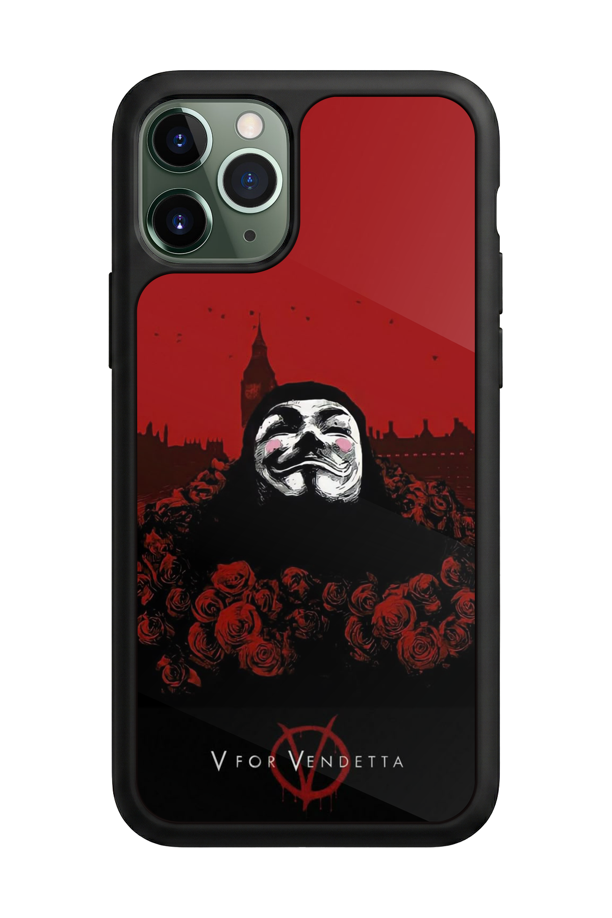 iPhone 11 Pro Max Uyumlu Vendetta Tasarımlı Glossy Premium Kılıf