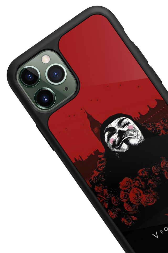 iPhone 11 Pro Max Uyumlu Vendetta Tasarımlı Glossy Premium Kılıf