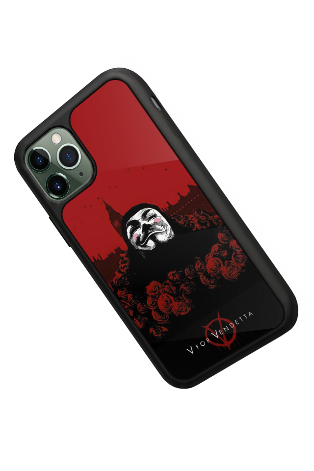 iPhone 11 Pro Max Uyumlu Vendetta Tasarımlı Glossy Premium Kılıf