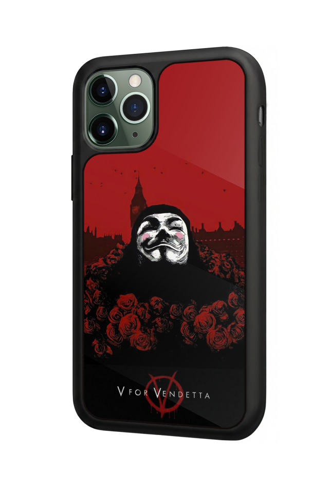 iPhone 11 Pro Max Uyumlu Vendetta Tasarımlı Glossy Premium Kılıf