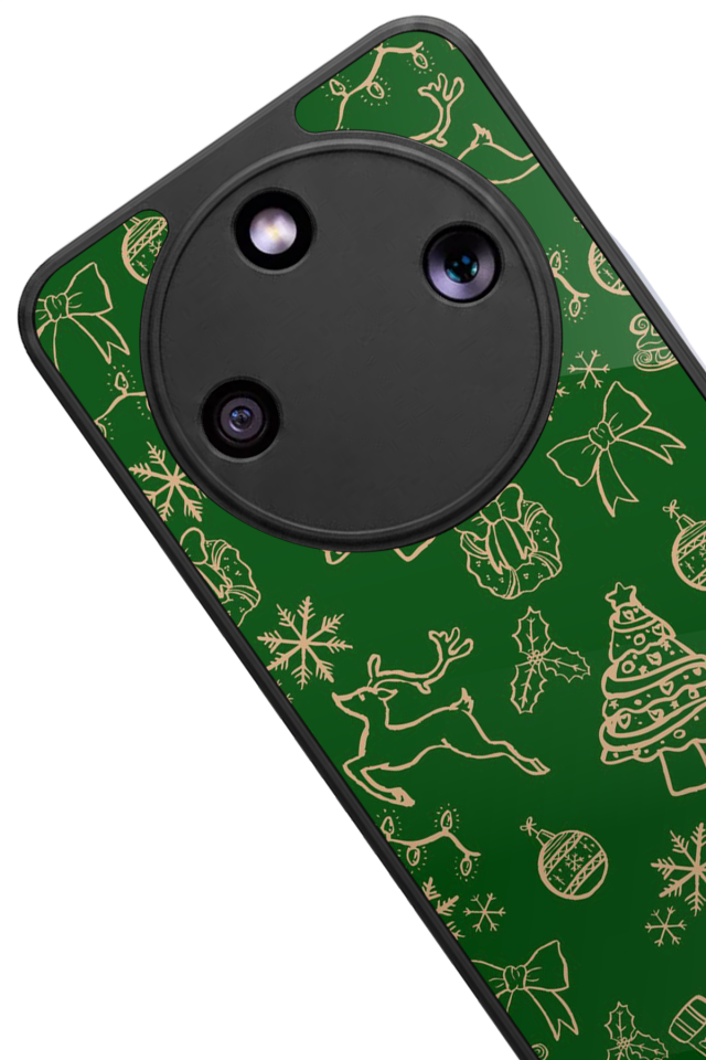 Honor Magic 8 Lite Uyumlu Yilbasi Christmas Tasarımlı Glossy Premium Kılıf